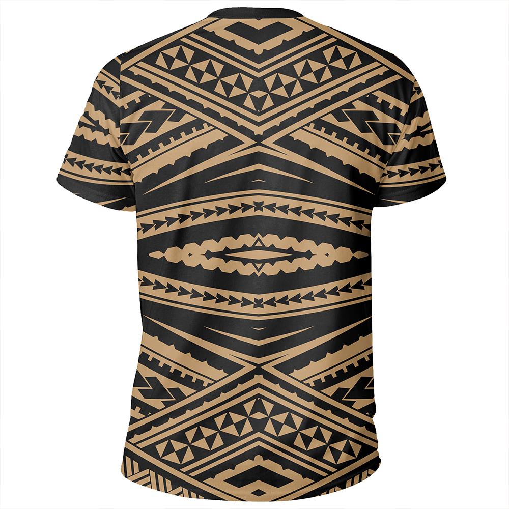 Polynesian Tatau Gold T Shirt - Polynesian Pride