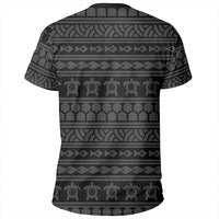 Polynesian Tattoo Tribal Gray T Shirt - Polynesian Pride