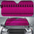 Polynesian Tattoo Tribal Car Sun Shade Auto Sun Shade Universal Fit Pink - Polynesian Pride