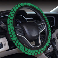 Polynesian Tattoo tribal Green Hawaii Steering Wheel Cover with Elastic Edge - Polynesian Pride