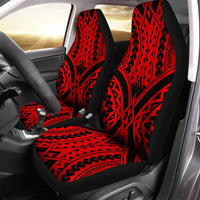 Polynesian Tradition Red Car Seat Cover - Polynesian Pride