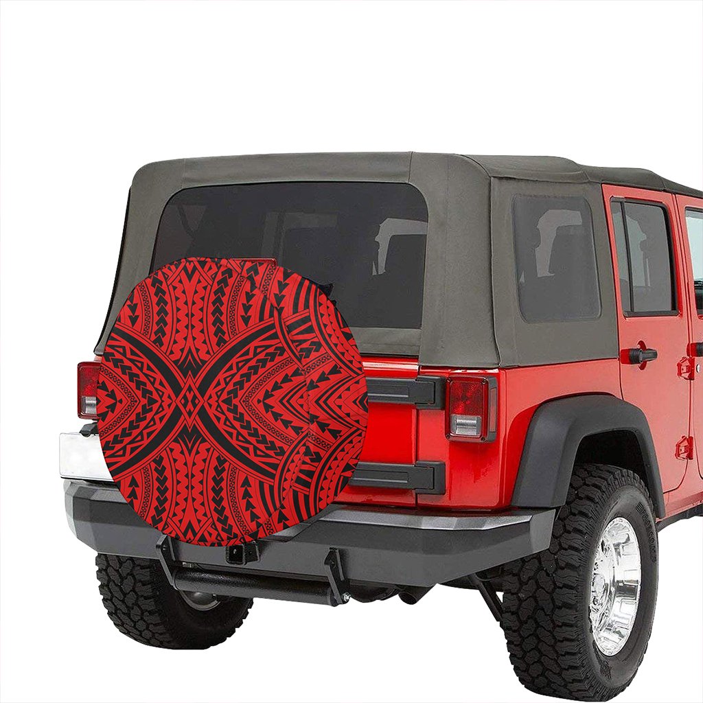 Polynesian Tradition Red Hawaii Spare Tire Cover - Polynesian Pride