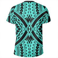 Polynesian Tradition Turquoise T Shirt - Polynesian Pride