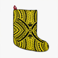 Polynesian Tradition Yellow Christmas Stocking - Polynesian Pride
