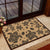 Polynesian Turtle Palm And Sea Pebbles Gold Hawaii Door Mat - Polynesian Pride