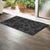 Polynesian Turtle Palm And Sea Pebbles Gray Hawaii Door Mat - Polynesian Pride