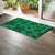 Polynesian Turtle Palm And Sea Pebbles Green Hawaii Door Mat - Polynesian Pride