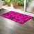 Polynesian Turtle Palm And Sea Pebbles Pink Hawaii Door Mat - Polynesian Pride