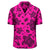 Polynesian Turtle Palm And Sea Pebbles Pink Hawaiian Shirt - Polynesian Pride