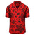 Polynesian Turtle Palm And Sea Pebbles Red Hawaiian Shirt - Polynesian Pride