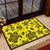 Polynesian Turtle Palm And Sea Pebbles Yellow Hawaii Door Mat - Polynesian Pride