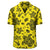 Polynesian Turtle Palm And Sea Pebbles Yellow Hawaiian Shirt - Polynesian Pride