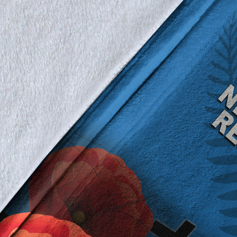 Anzac Day- New Zealand Remembers Premium Blanket LT6 - Polynesian Pride