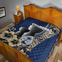 Guam Chamorro Premium Quilt Blue Style LT6 - Polynesian Pride