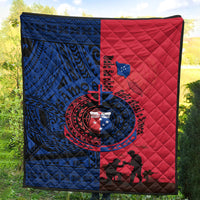 Samoa Independence Day Quotes Premium Quilt Military Polynesian Pattern LT9 Super King 91 x 102 inches 230 x 260 cm - Polynesian Pride