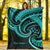 (KING ZAMARI) New Zealand Maori Mangopare Premium Blanket Polynesian - Turquoise LT8 - Polynesian Pride