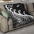 New Zealand Rugby Maori Premium Quilt Silver Fern Koru Vibes - Black LT8 - Polynesian Pride