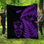 New Zealand Haka Rugby Maori Premium Quilt Silver Fern Vibes - Purple LT8 - Polynesian Pride