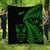 New Zealand Haka Rugby Maori Premium Quilt Silver Fern Vibes - Green LT8 - Polynesian Pride