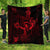 Hawaii Premium Quilt - King Of Hawaii With Hawaiian Girls Red Version Black - Polynesian Pride