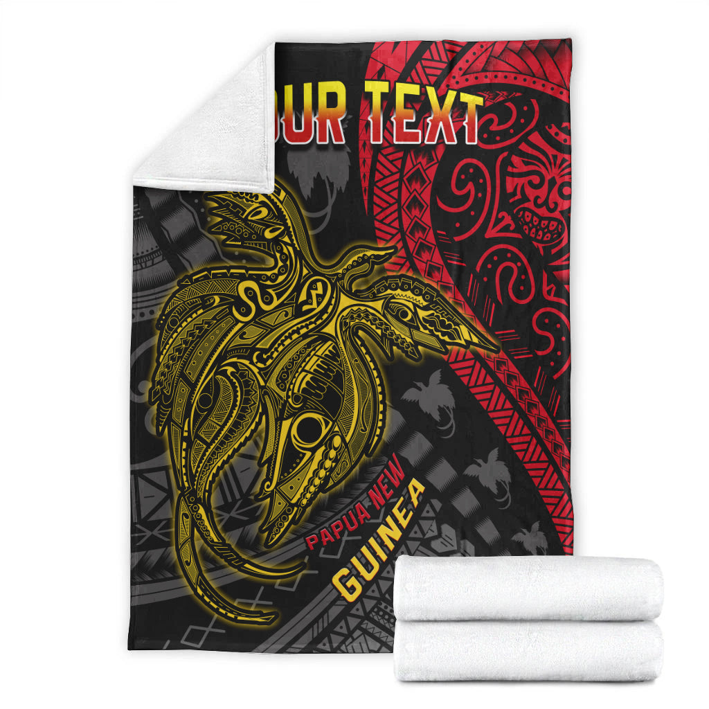 (Custom Personalised) Papua New Guinea Premium Blanket Raggiana Birds Of Paradise Happy 47th Independence Day LT13 - Polynesian Pride