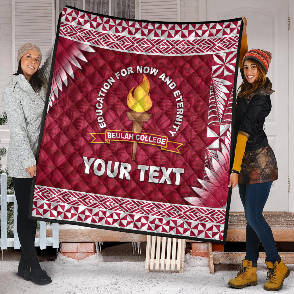 (Custom Personalised) Tonga Beulah College Premium Quilt Simplified Version LT8 - Polynesian Pride