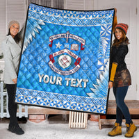 (Custom Personalised) Tonga Apifo'ou College Premium Quilt Simplified Version LT8 - Polynesian Pride