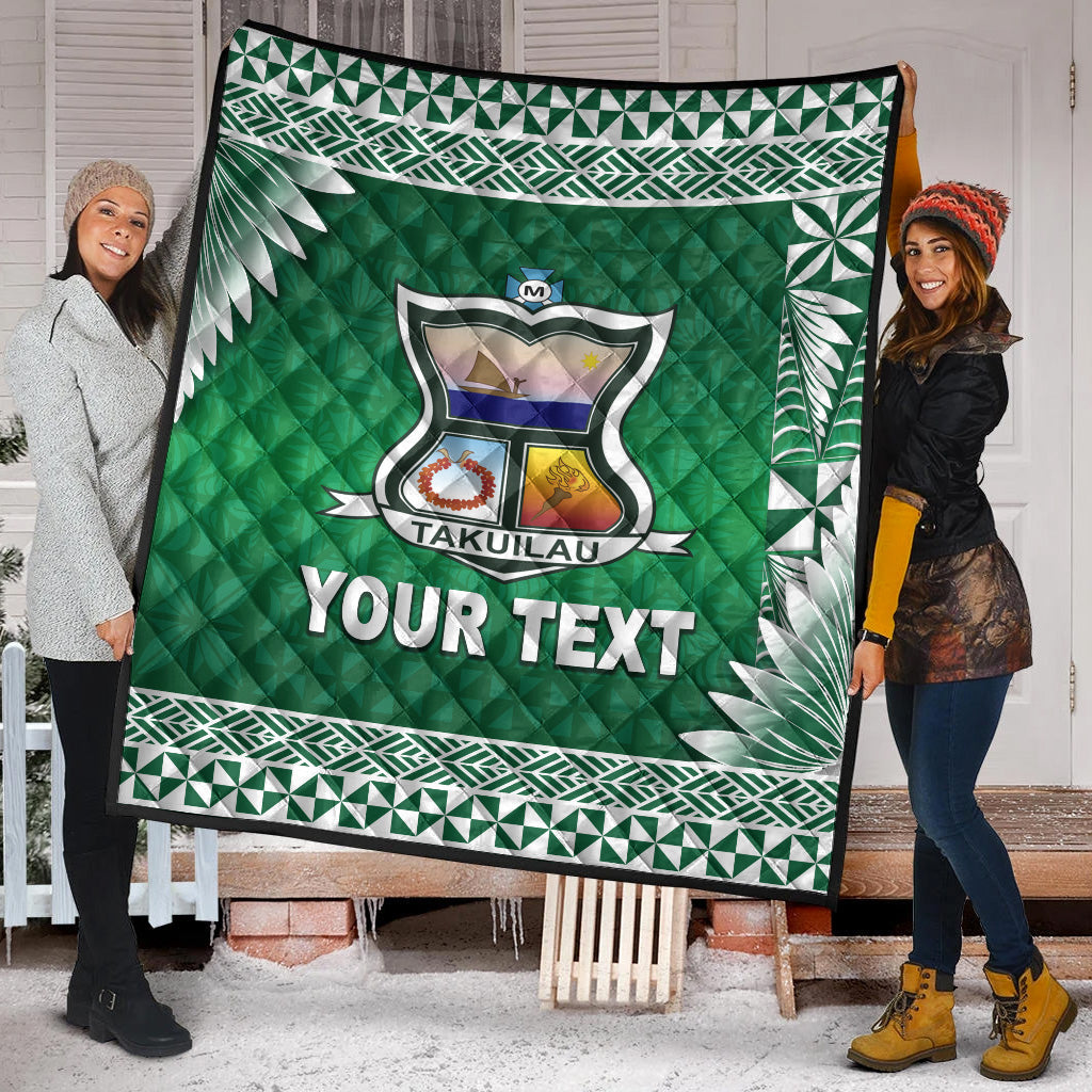 (Custom Personalised) Tonga Takuilau College Premium Quilt Simplified Version LT8 - Polynesian Pride