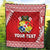 (Custom Personalised) Tonga Coat Of Arms Premium Quilt Simplified Version - Red LT8 - Polynesian Pride