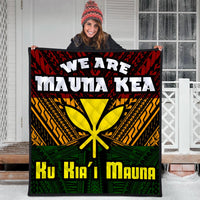 Hawaii Mauna Kea Kanaka Polynesian Premium Quilt - Hill Style - AH - Polynesian Pride