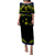 Vanuatu Proud To Be A Ni-Van - Polynesian Pattern Puletasi Dress - Malampa Province LT7 Women Black - Polynesian Pride