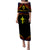 Vanuatu Proud To Be A Ni-Van - Polynesian Pattern Puletasi Dress - Tafea Province LT7 Women Black - Polynesian Pride