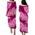 Polynesian Floral Tribal Puletasi Dress Pink LT9 - Polynesian Pride