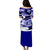 Polynesian Tribal Puletasi Dress Blue LT6 - Polynesian Pride