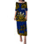 Niue Uga Puletasi Dress Tribal Patterns Blue Style LT6 Women Blue - Polynesian Pride