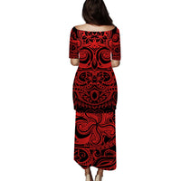 Polynesian Pride Puletasi Dress Polynesian Special Symbol Ver.03 LT14 - Polynesian Pride