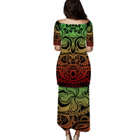 Polynesian Pride Puletasi Dress Polynesian Special Symbol Ver.01 LT14 - Polynesian Pride