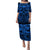Polynesian Pride Puletasi Dress Polynesian Special Symbol Ver.05 LT14 Blue - Polynesian Pride