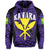 Polynesian Kanaka Maoli Hawaii Hoodie Purple Gel Style - Polynesian Pride