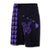 Hawaii Kakau Polynesian Turtle Map Board Shorts - Purple - Polynesian Pride