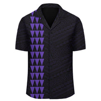 Kakau Polynesian Hammerhead Shark Map Hawaii Shirt - Purple - Polynesian Pride