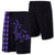Hawaii Kakau Polynesian Hammerhead Shark Map Board Shorts - Purple Men Purple - Polynesian Pride