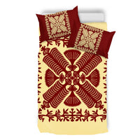 Hawaii Bedding Set - Queen Kapi'olani's Quilting Style Bedding Set AH - Polynesian Pride