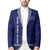 Tonga Queen Salote College Blazer Simple Style - Blue LT8 Unisex Blue - Polynesian Pride