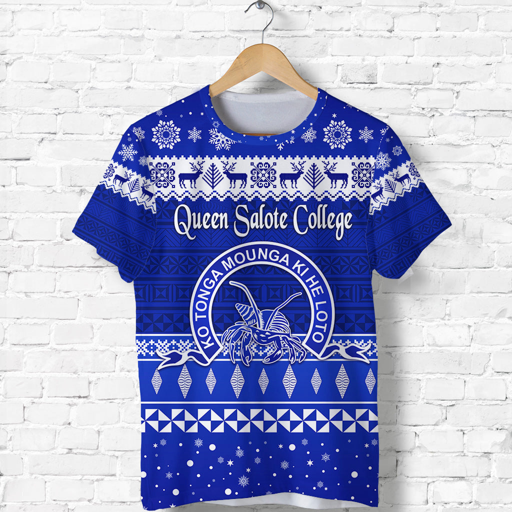 Custom Queen Salote College Christmas T Shirt Simple Style LT8 - Polynesian Pride