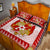 (Custom Personalised) Tonga Quilt Bed Set Red Style LT6 - Polynesian Pride