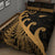 New Zealand Rugby Maori Quilt Bed Set Silver Fern Koru Vibes - Gold LT8 - Polynesian Pride