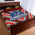 Mate Ma'a Tonga Quilt Bed Set Leimatu'a Bulls Creative Style - Red LT8 - Polynesian Pride