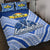 Mate Ma'a Tonga Quilt Bed Set Leimatu'a Bulls Creative Style - Blue LT8 Blue - Polynesian Pride