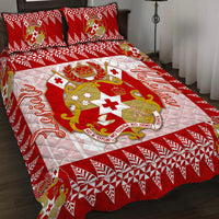 Tonga Quilt Bed Set Red Style - Custom LT6 Red - Polynesian Pride